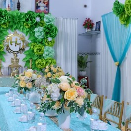 Dịch vụ trang trí hoa bàn gia tiên bình dương
