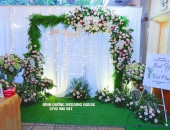 TRANG TRÍ TIỆC CƯỚI HOA TƯƠI (BẠCH YẾN - VĨNH PHONG)